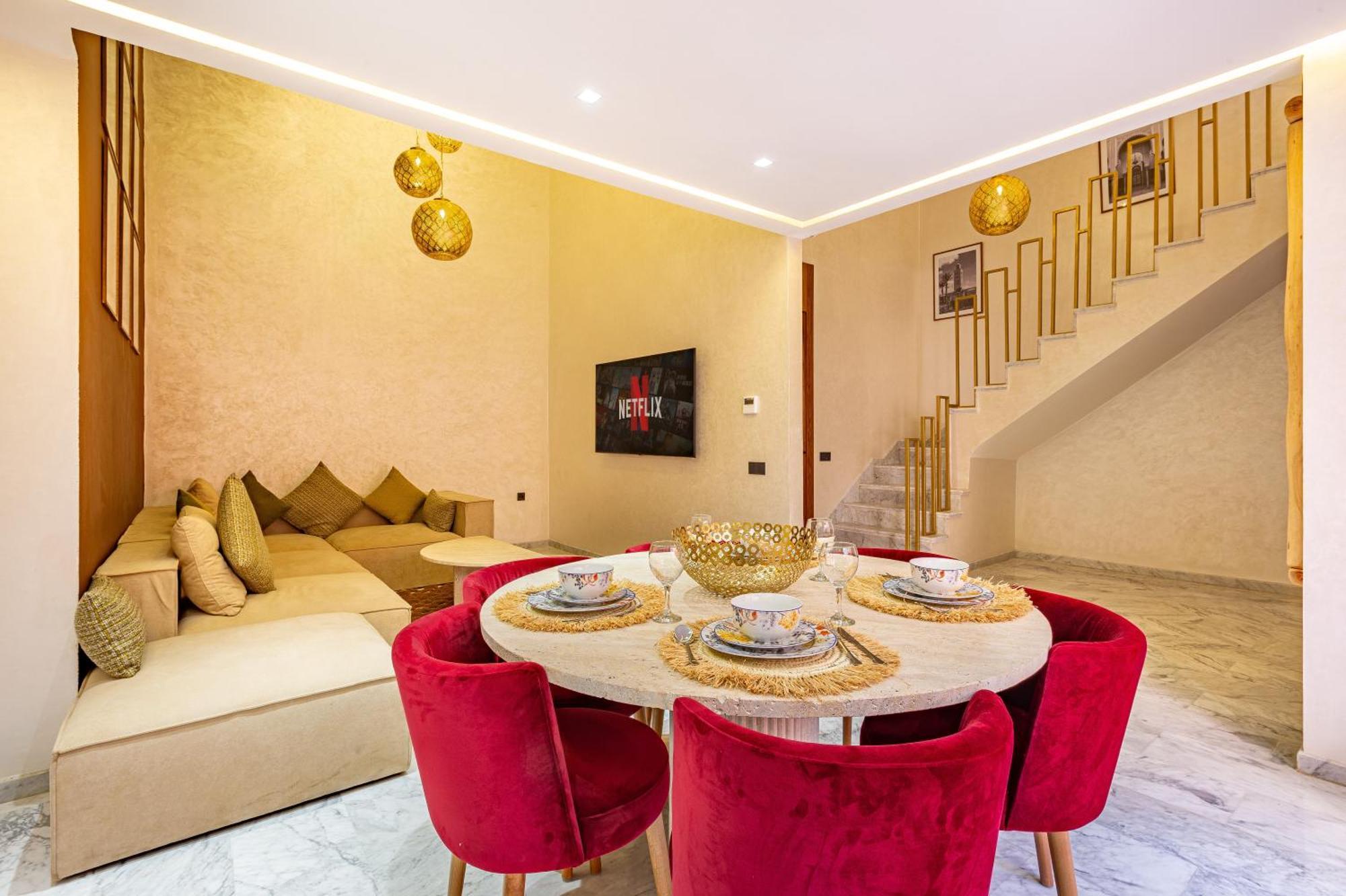 Appartement Duplex Luxury And Comfort In Heart Of Gueliz
